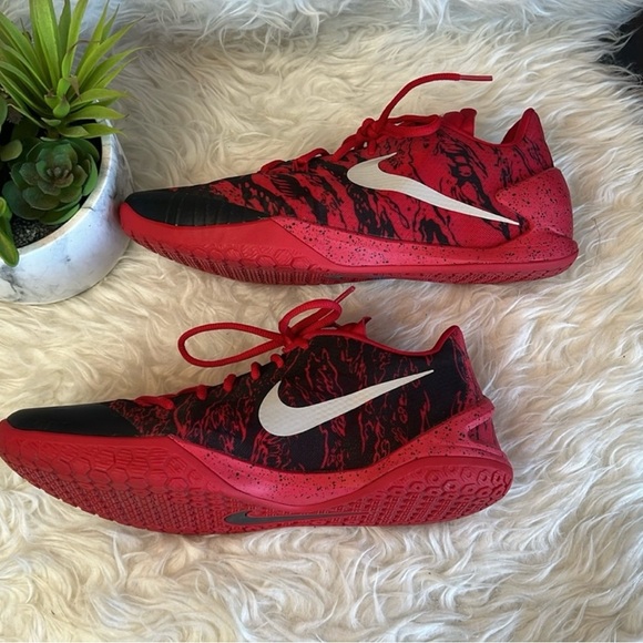 Nike Men’s Hyperchase PE James Harden Camo Red/Black Basketball Shoes Size 12 - Picture 4 of 12
